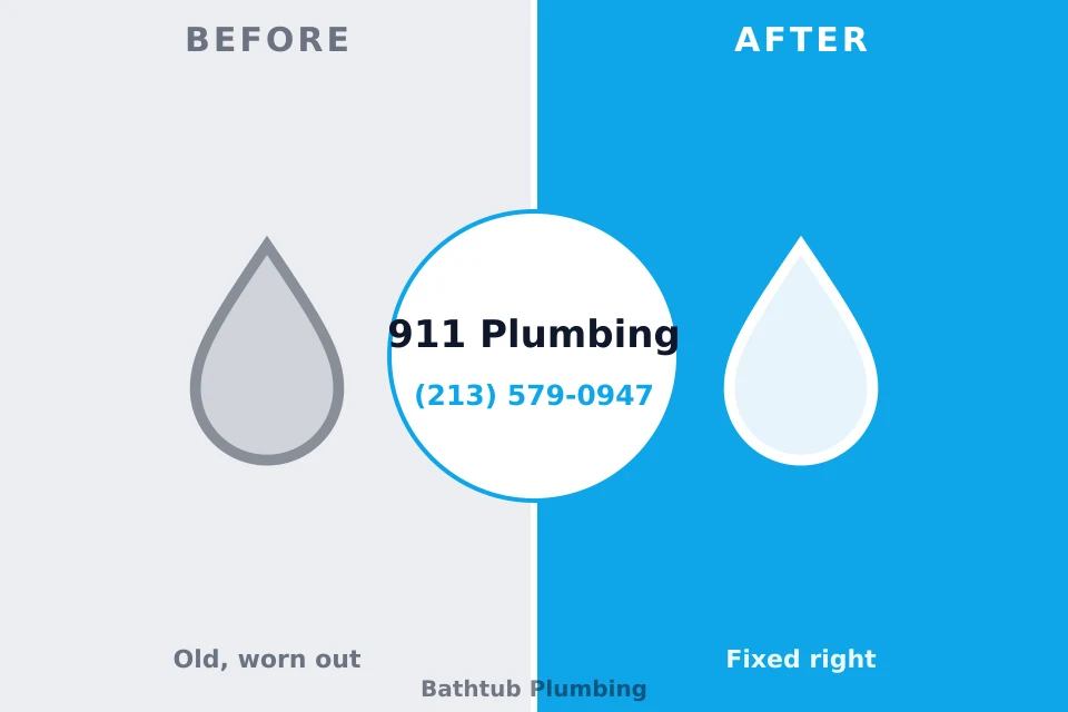 Before and after: plumbing repair Sharpsburg, PA